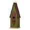 Glitzhome® 13" Hanging Distressed Wood Garden Birdhouse
